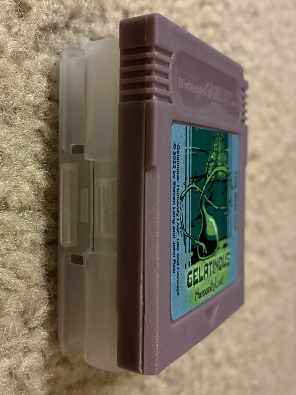 GELATINOUS HUMANITY LOST NINTENDO GAME BOY GB FANMADE ROMHACK HOME-BREW STEAM